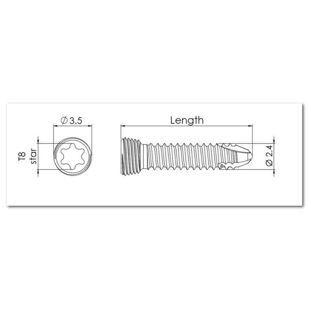 Bohrlehre für 2,4 mm Lockingschraube (LSDG2424)