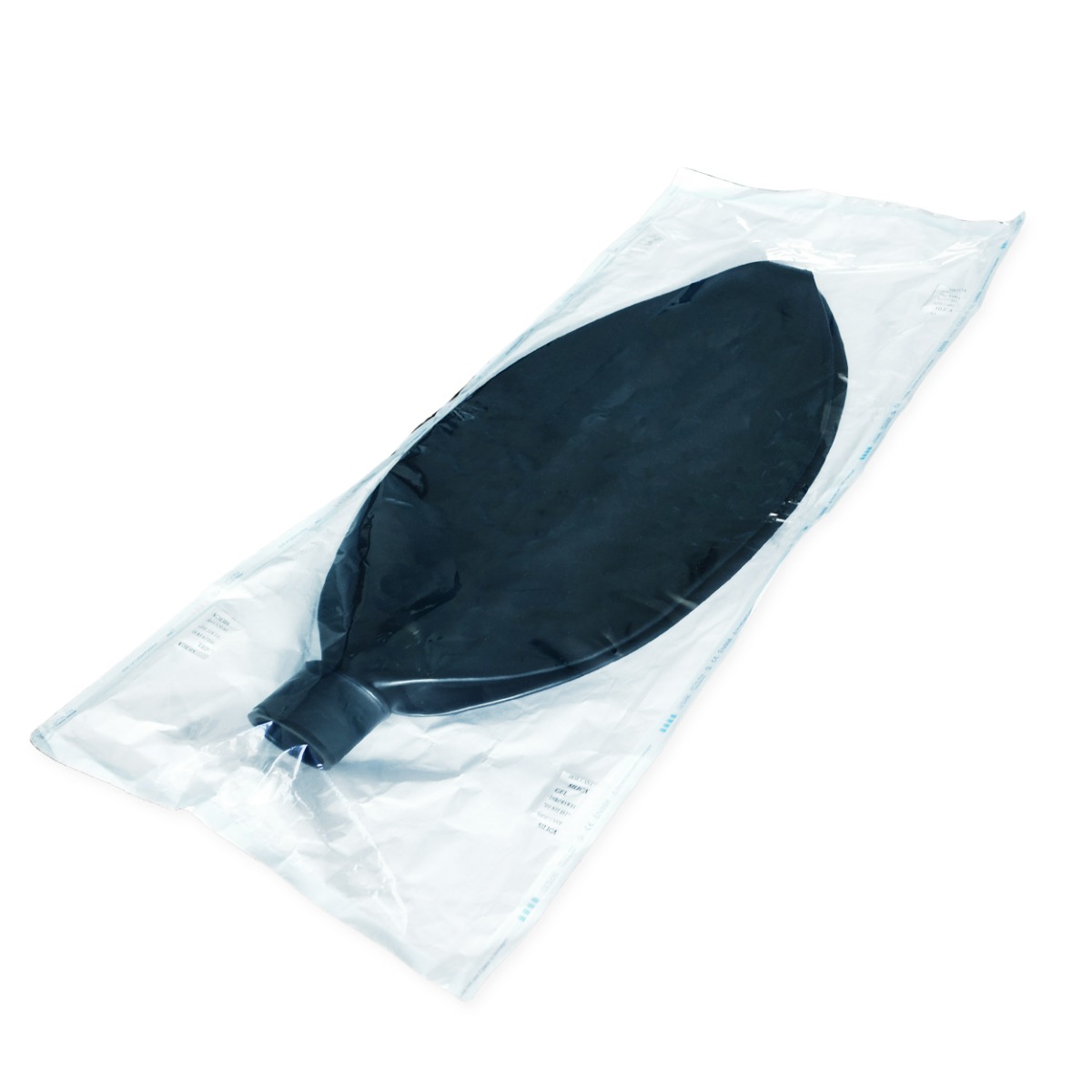 Atembeutel 5 L, schwarz, Latex, 5 Stück
