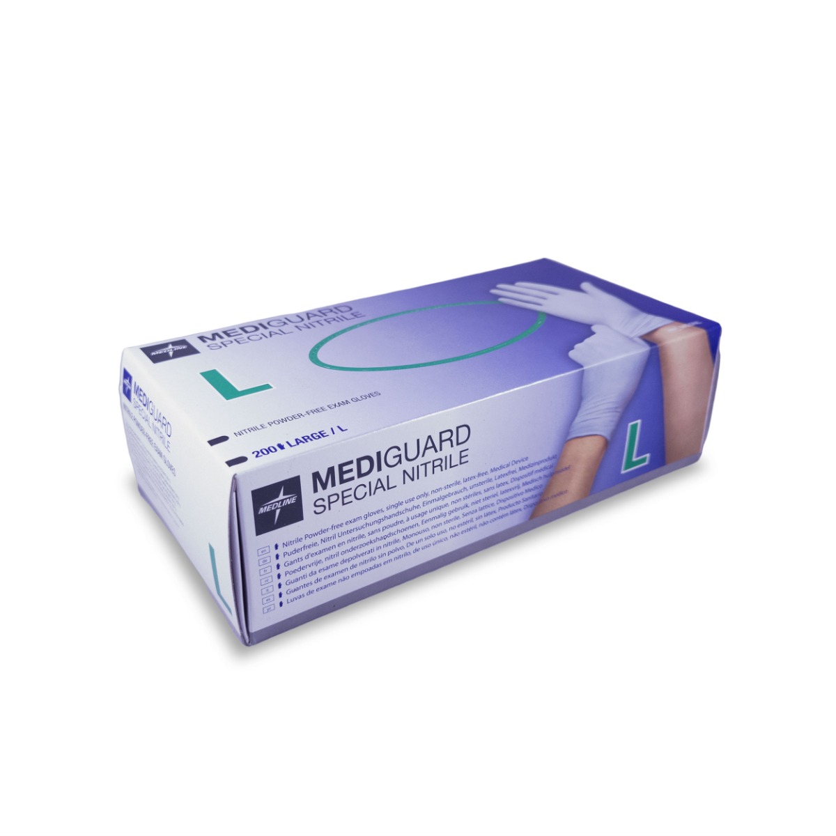 Nitril Untersuchungshandschuhe (Größe L) 200 Stück | Mediguard