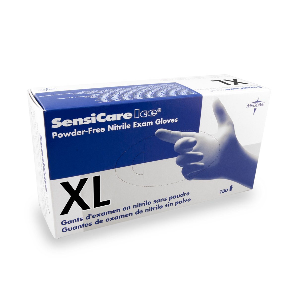 Nitril Untersuchungshandschuhe (Größe XL) 180 Stück Sensicare Ice
