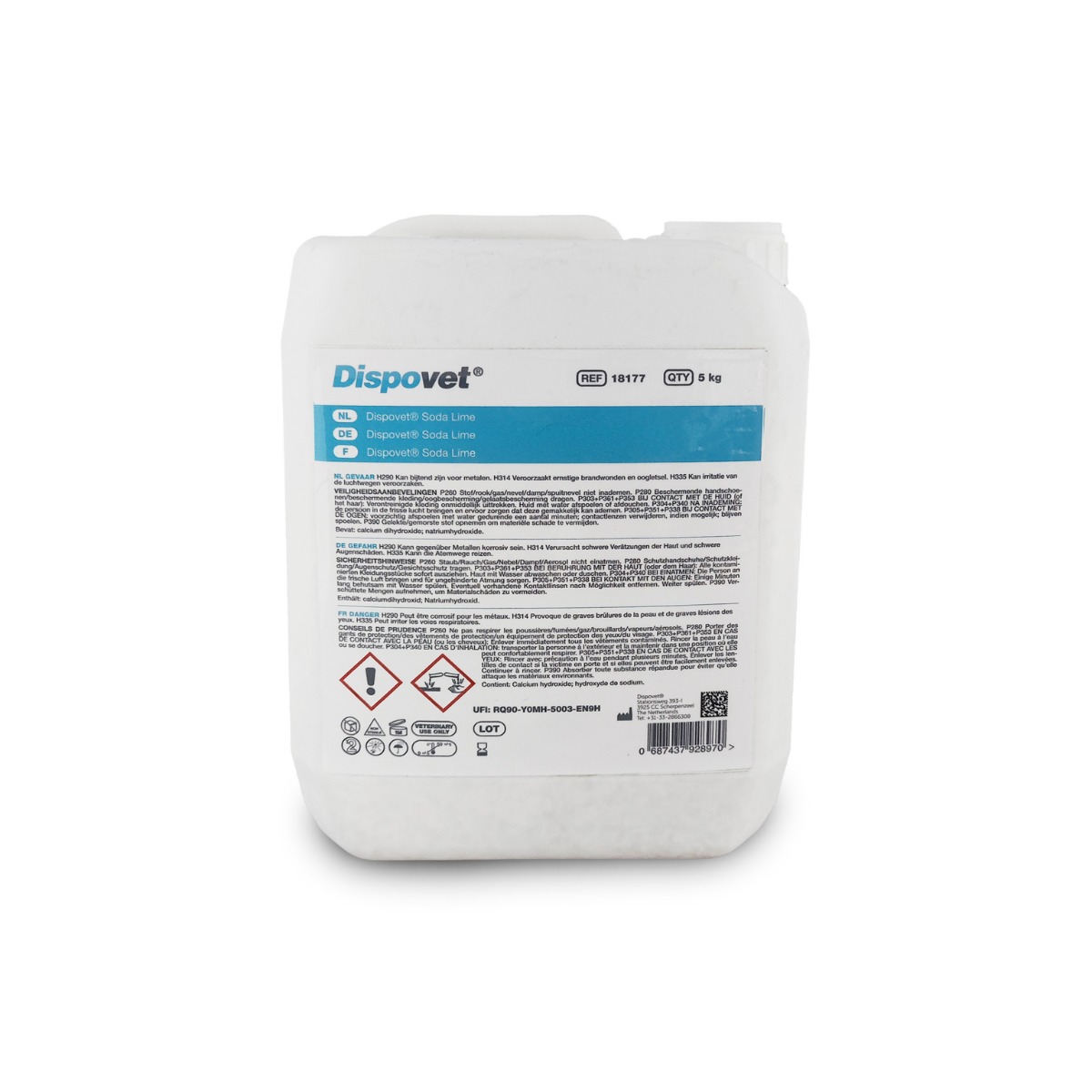Atemkalk, Weiss nach Violett, 5 kg | Dispovet®