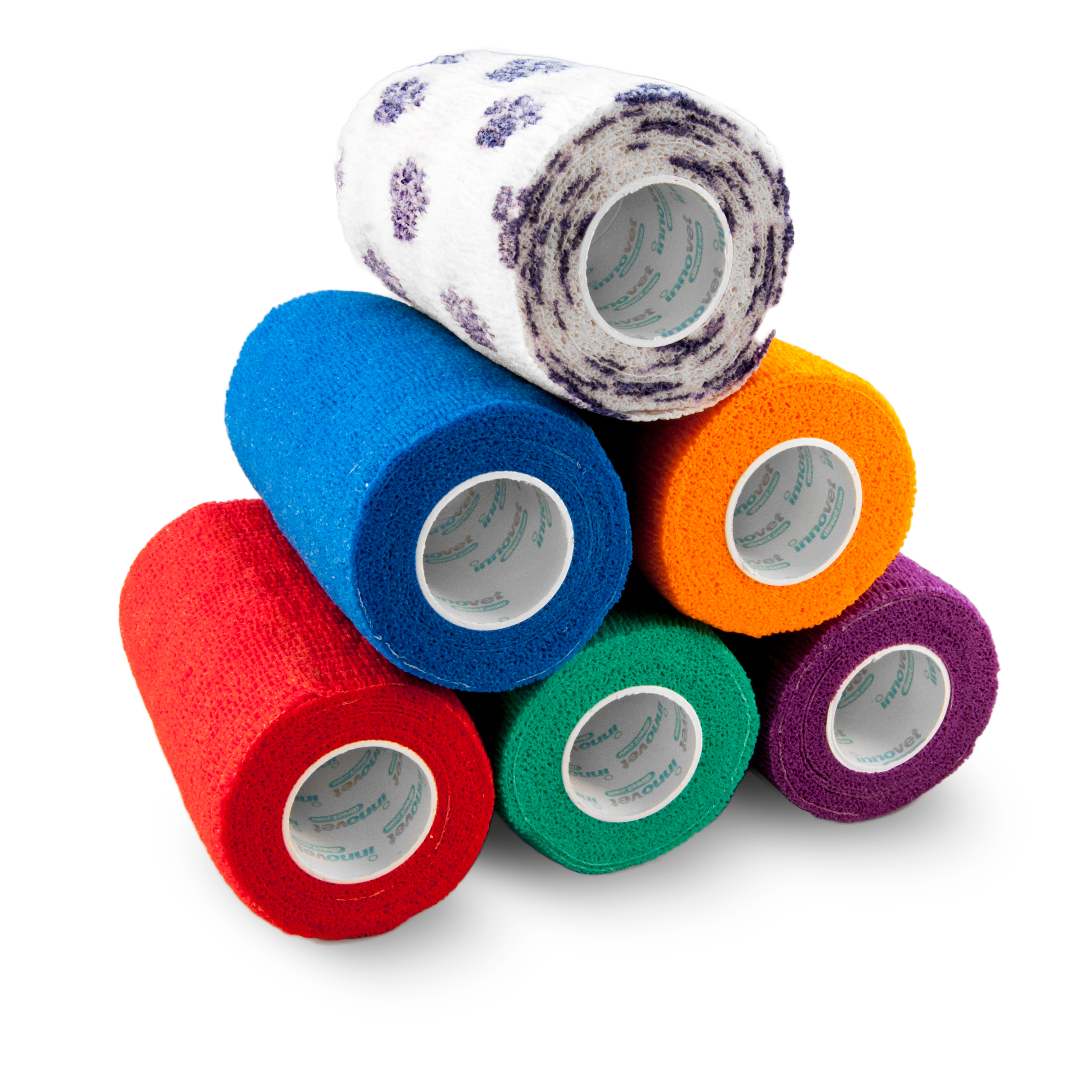 Elastische Kohäsivbinden (10 cm x 4,5 m), sortiment 18 Stück | Dispovet®