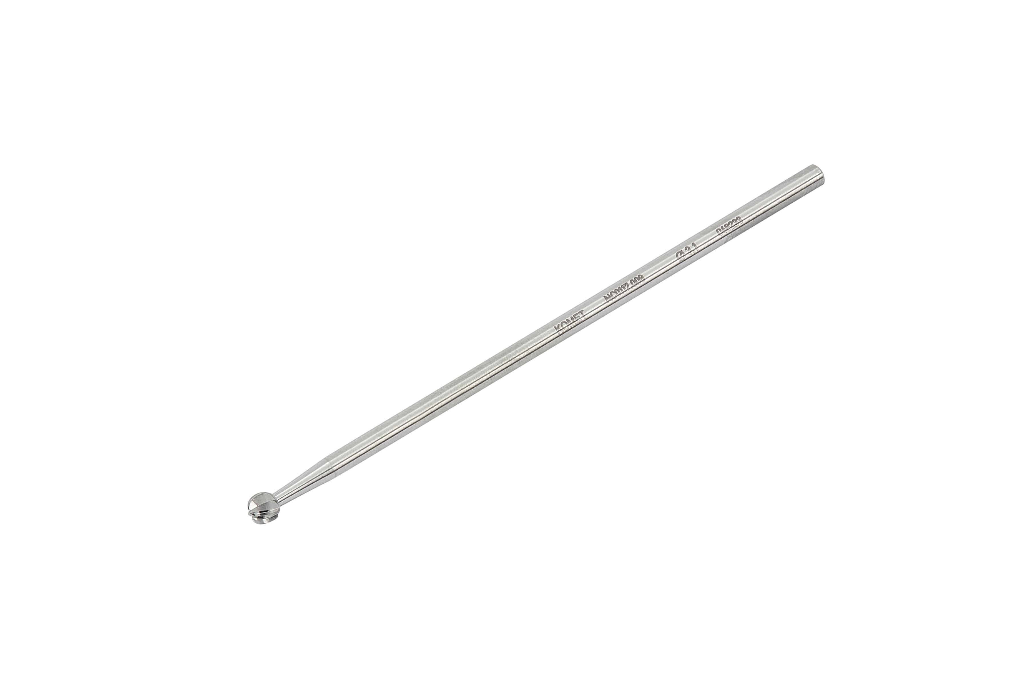Hartmetallbohrer für chirurgisches HP, Kopf 3 mm , lang (L30R)