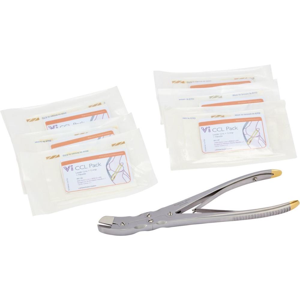 CCL Lateral Suture Set  mit Crimpzange/Übersetzung (091150)