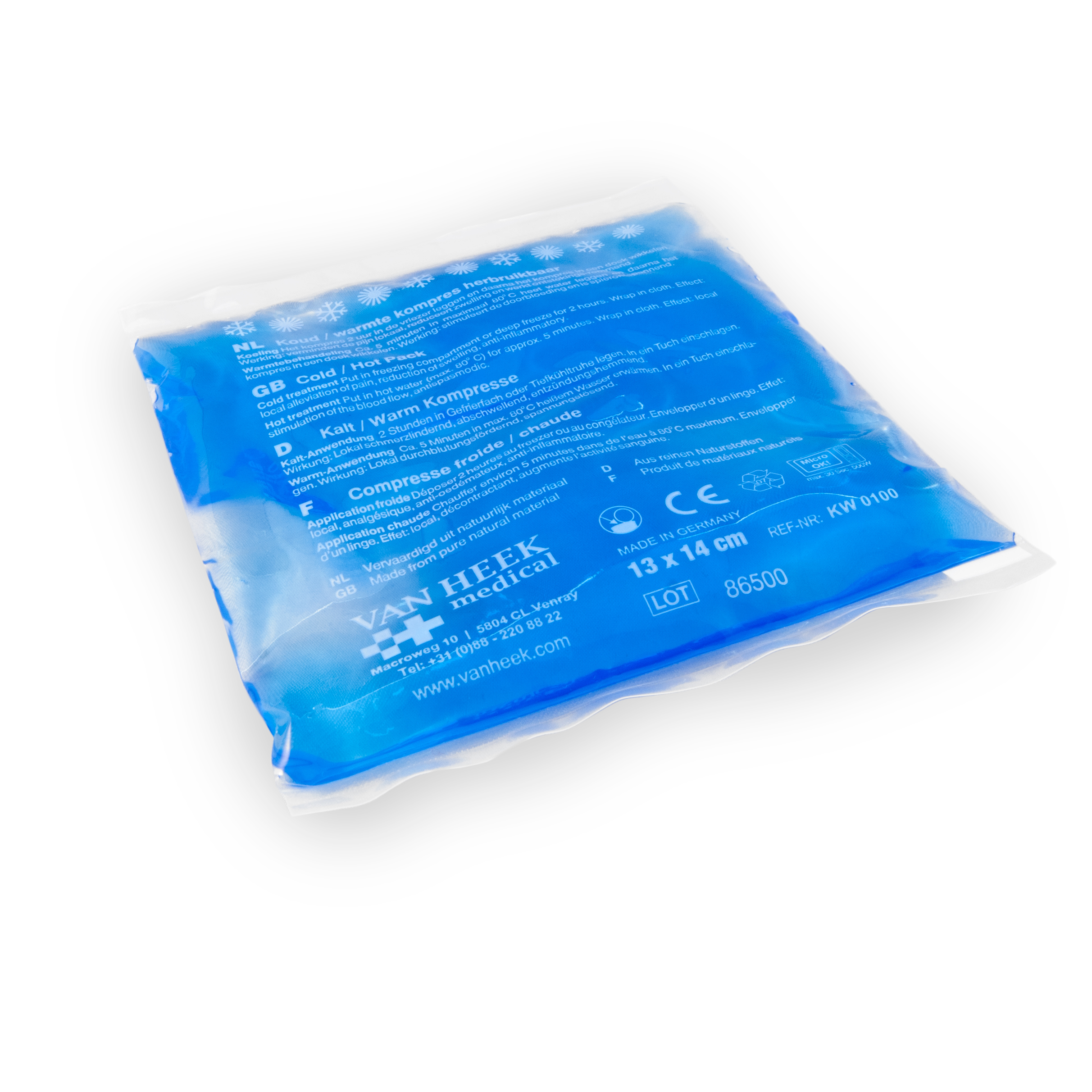 Kalt-/Warmkompresse (13 x 14 cm) 1 Stück | van Heek Medical