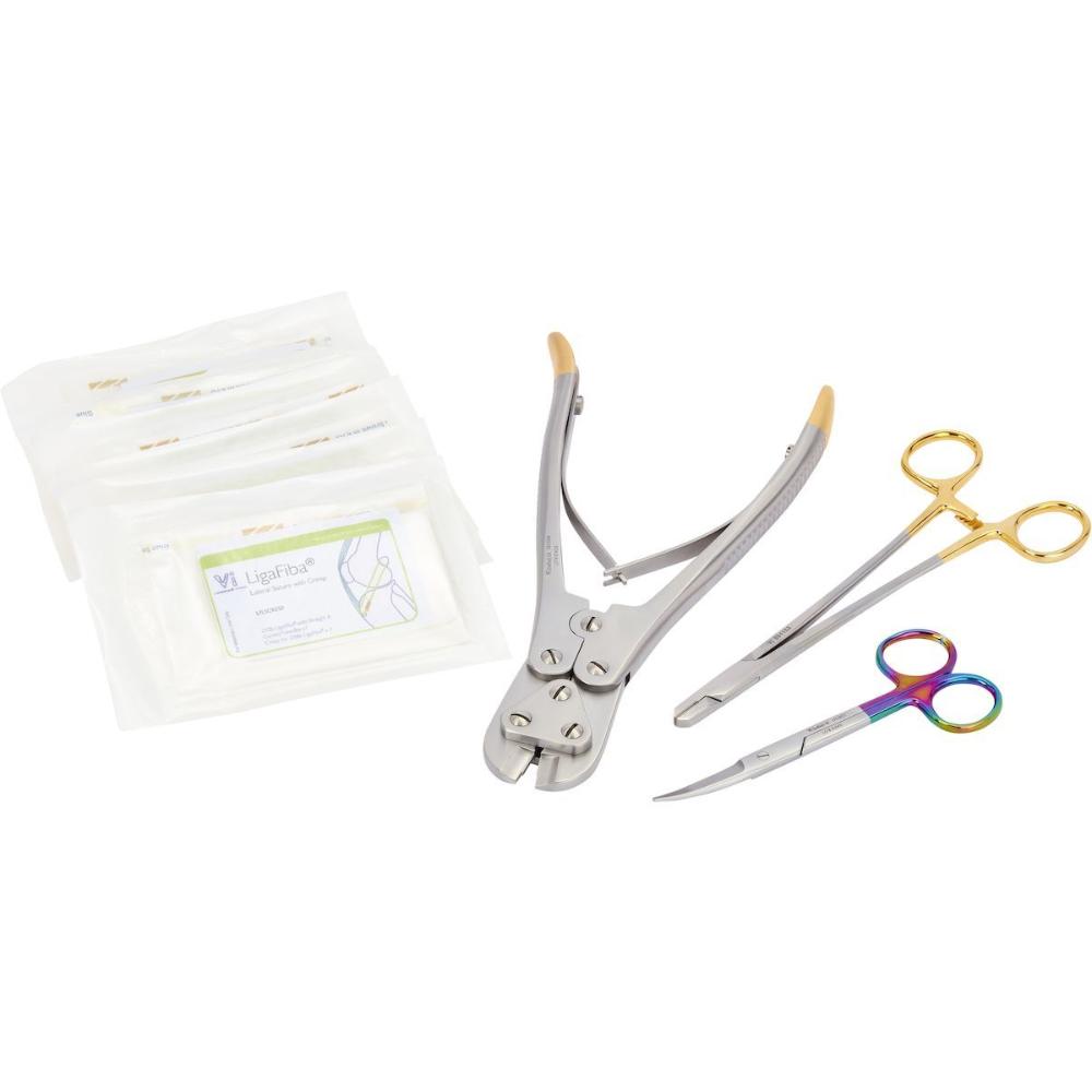 LigaFiba® lateraler Fadenzügel Starter Kit Standard mit Crimp