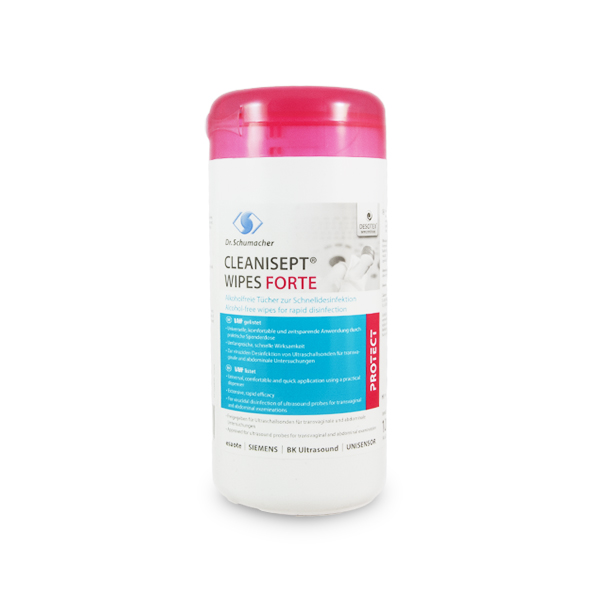CLEANISEPT WIPES forte (ohne Alkohol) 100 Stück | Dr. Schumacher