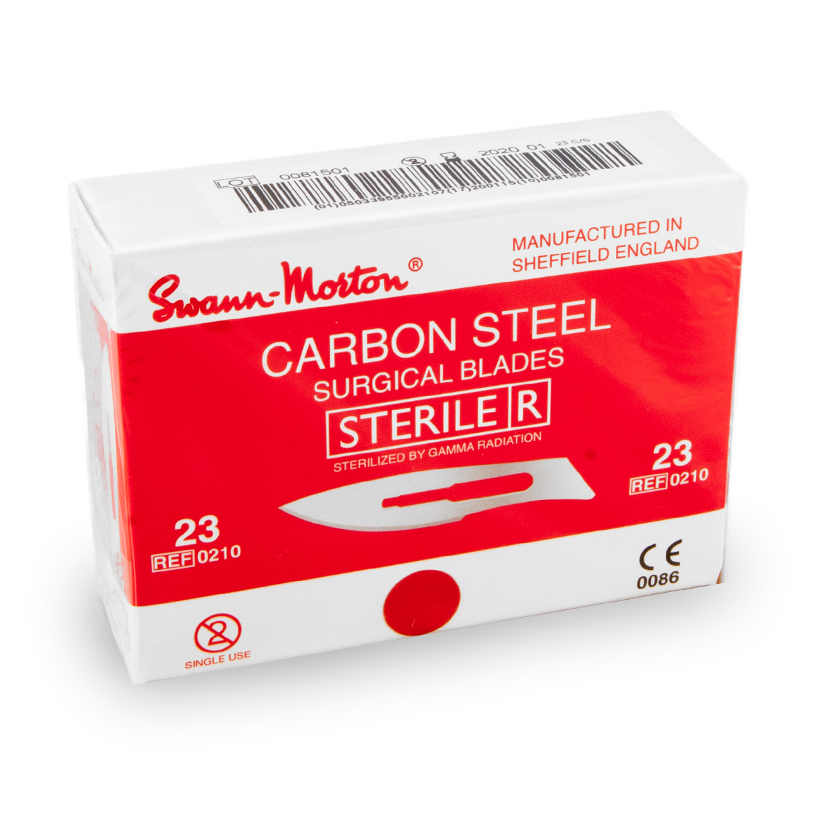 Chirurgische Klingen (Nr. 23) 100 Stk Swann Morton