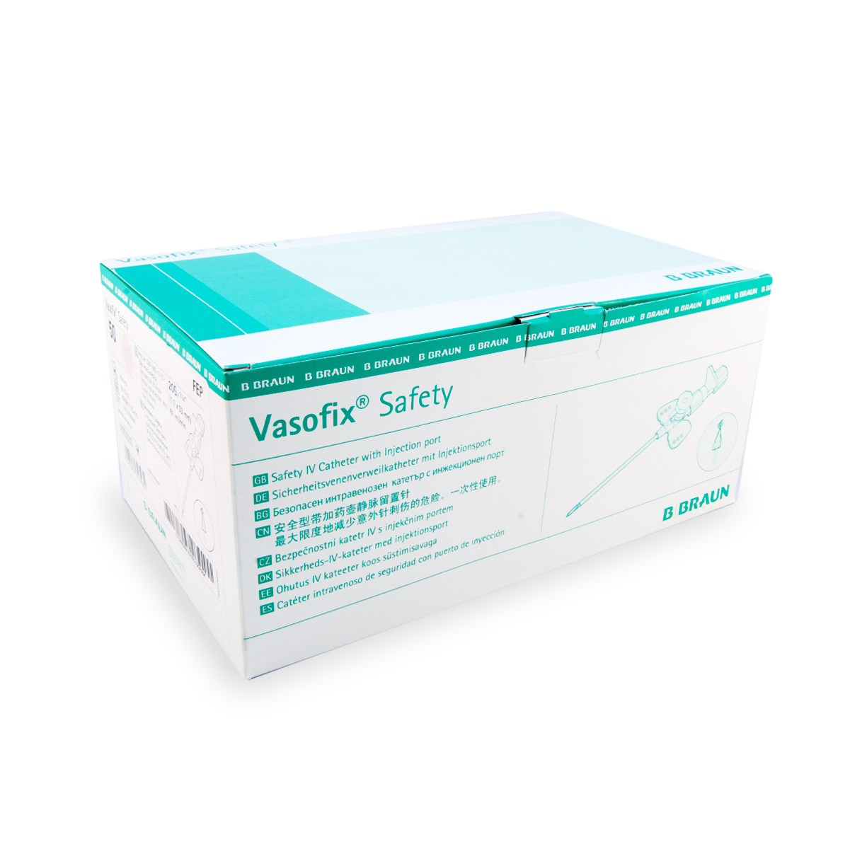 Venenverweilkanülen Vasofix® Safety (20G, 1,1 x 33 mm, pink) 50 Stück | Bbraun