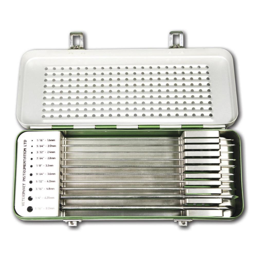 Box mit 30 Intramedullär-Pins, Gewindespitze, 300mm lang (IMPBOXSCR