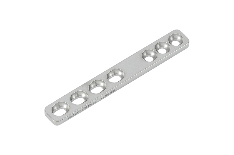 ASYM Platte 2,7 x 60 mm, 4/3 Loch (ASYM270304060)