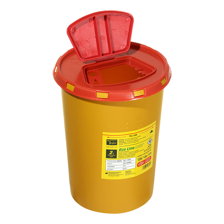 Eco-Line Kanülenabwurfbehälter 2 Liter