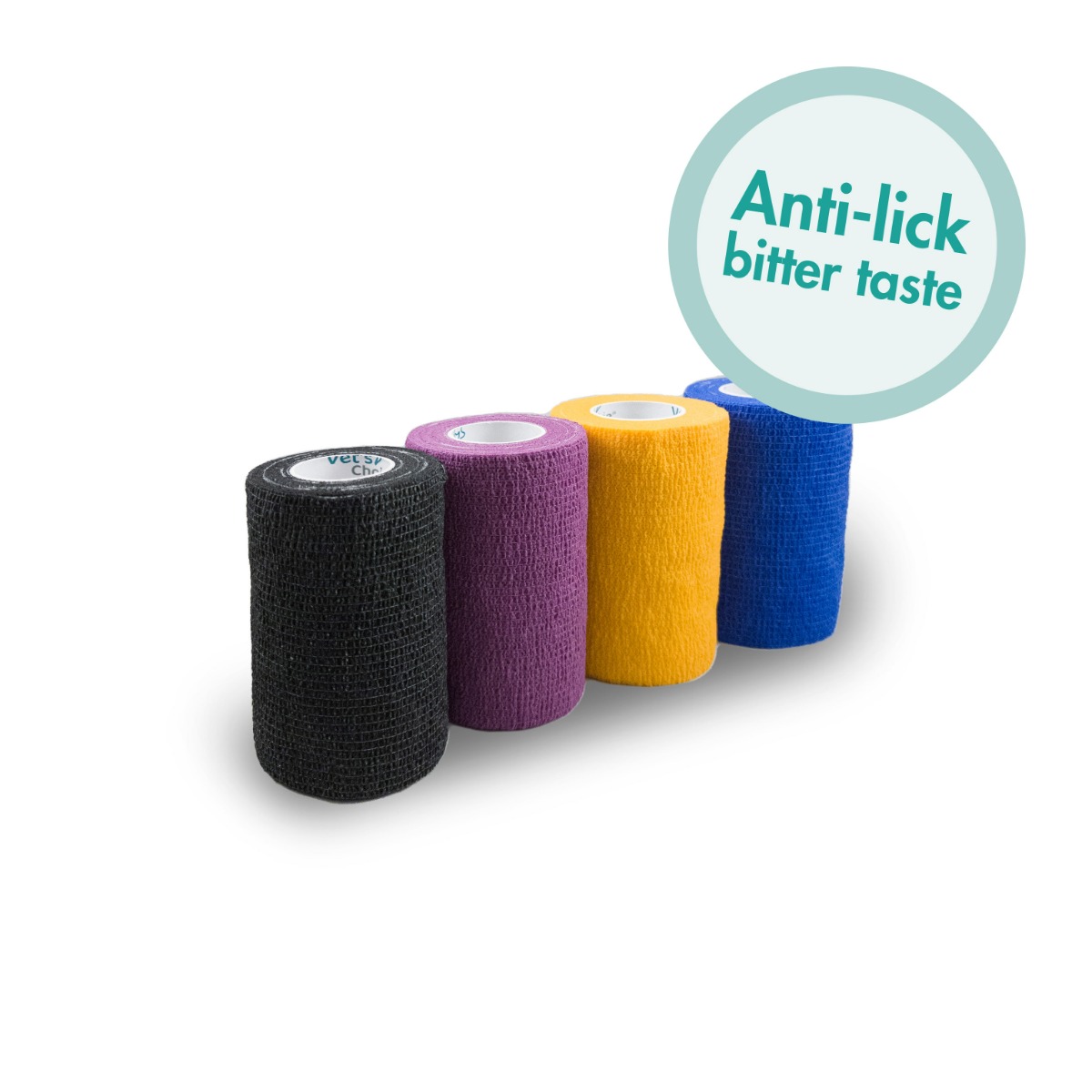 Elastische Kohäsivbinden (10 cm x 4,5 m), sortiment 18 Stück | Dispovet®
