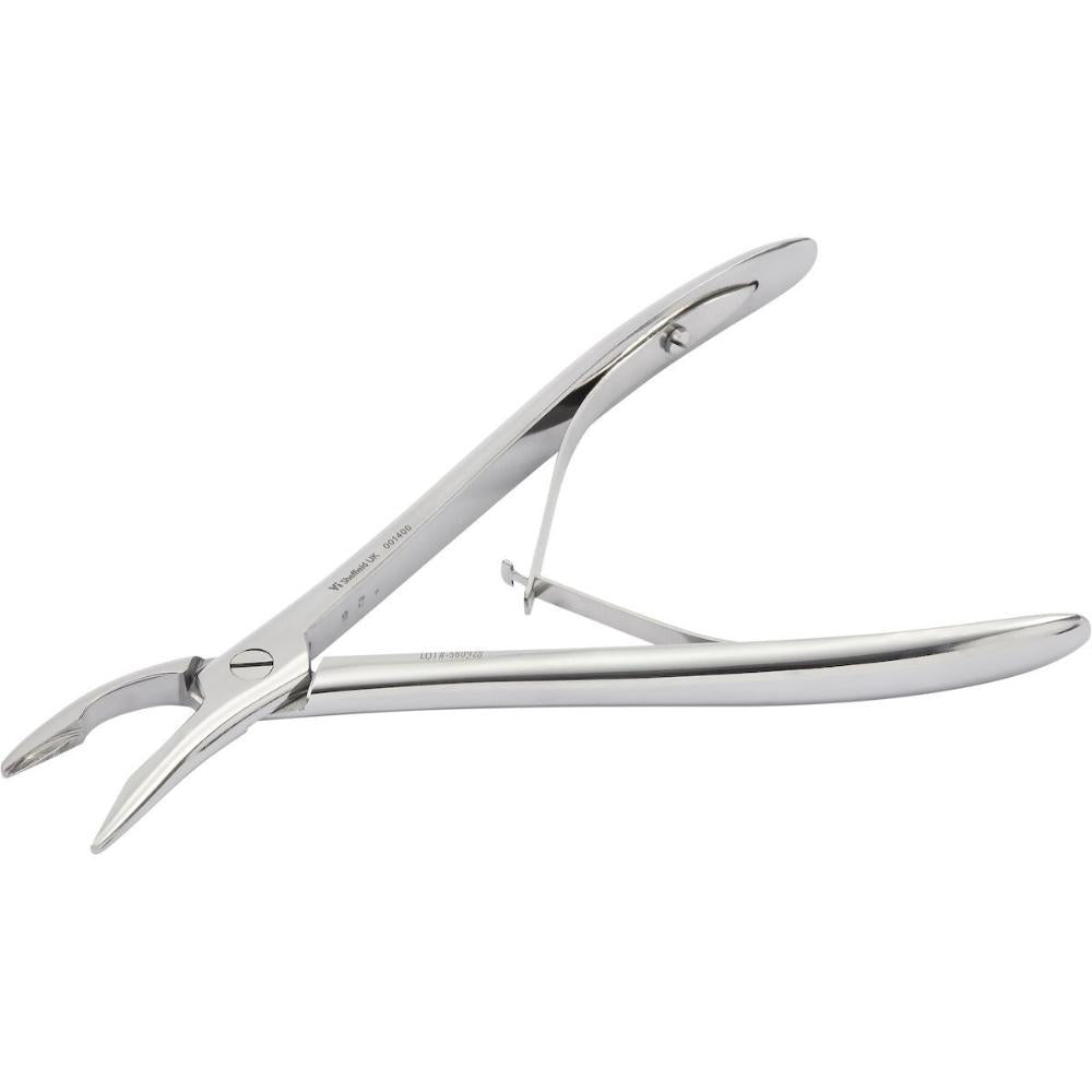Rongeur nach Daniel, 3 mm gebogenes Maul, 177 mm lang (001400)