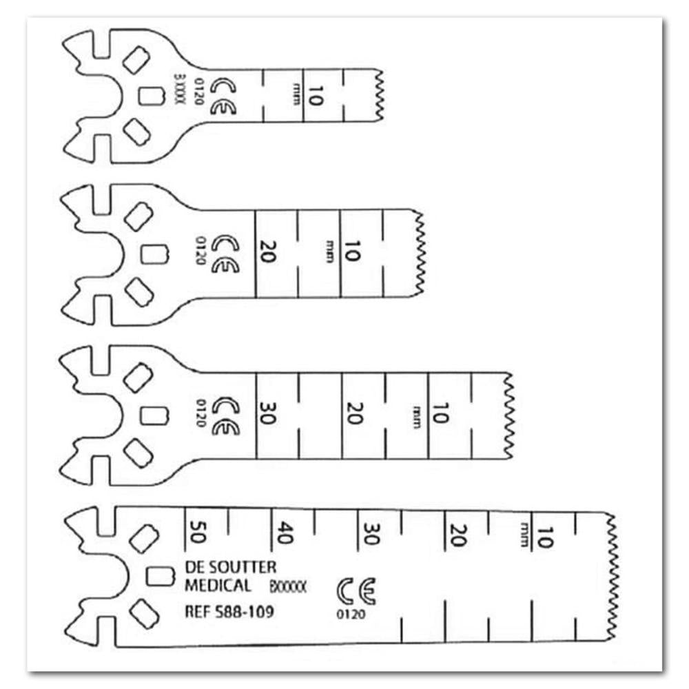 Oszillierende Säge MPX/MPZ, Sägeblatt 0,4 x 35 x 10mm (S88-110)