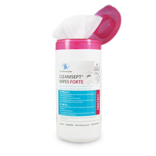 CLEANISEPT WIPES forte (ohne Alkohol) 100 Stück | Dr. Schumacher