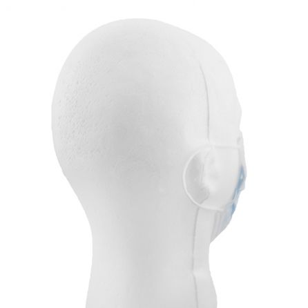OP-Mundschutz Mit Elastischen Ohrbändern, 3-Lagig (Blau, 50 Stück) Medline