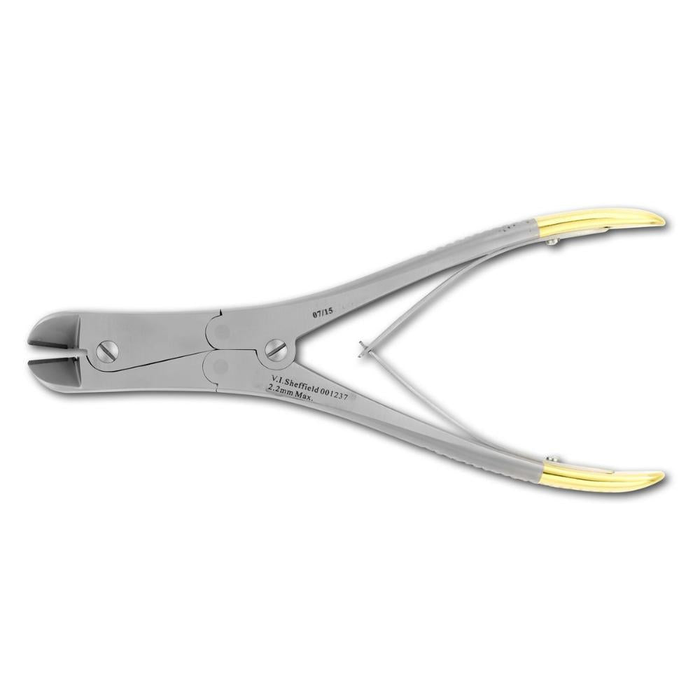 Implantatschneider, Edelstahl, bis Ø 2,2mm, übersetzt, 230mm (001237)