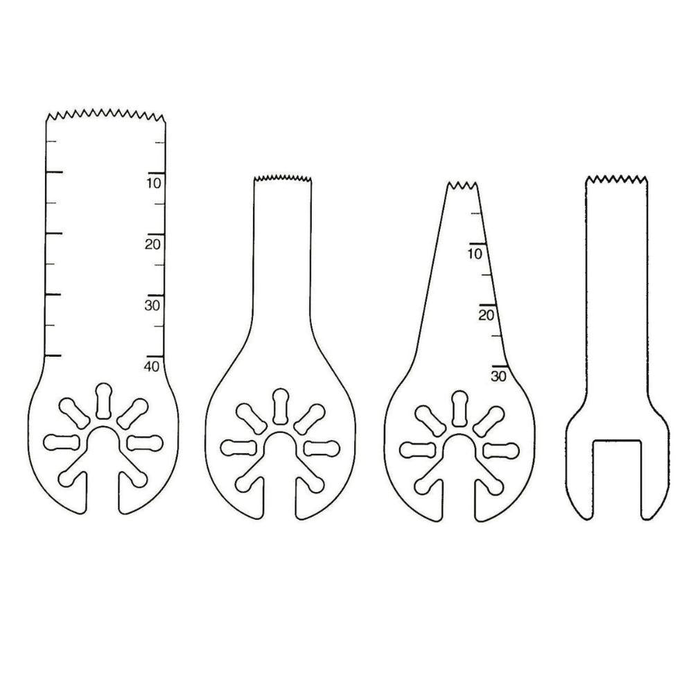 Oszillierende Säge MPZ, Schraubenfixierung für Sägeblatt 0,7 x 35 x 10mm (S85-110)