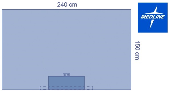 Abdecktuch verstärkt (240 x 150 cm) 38 Stück