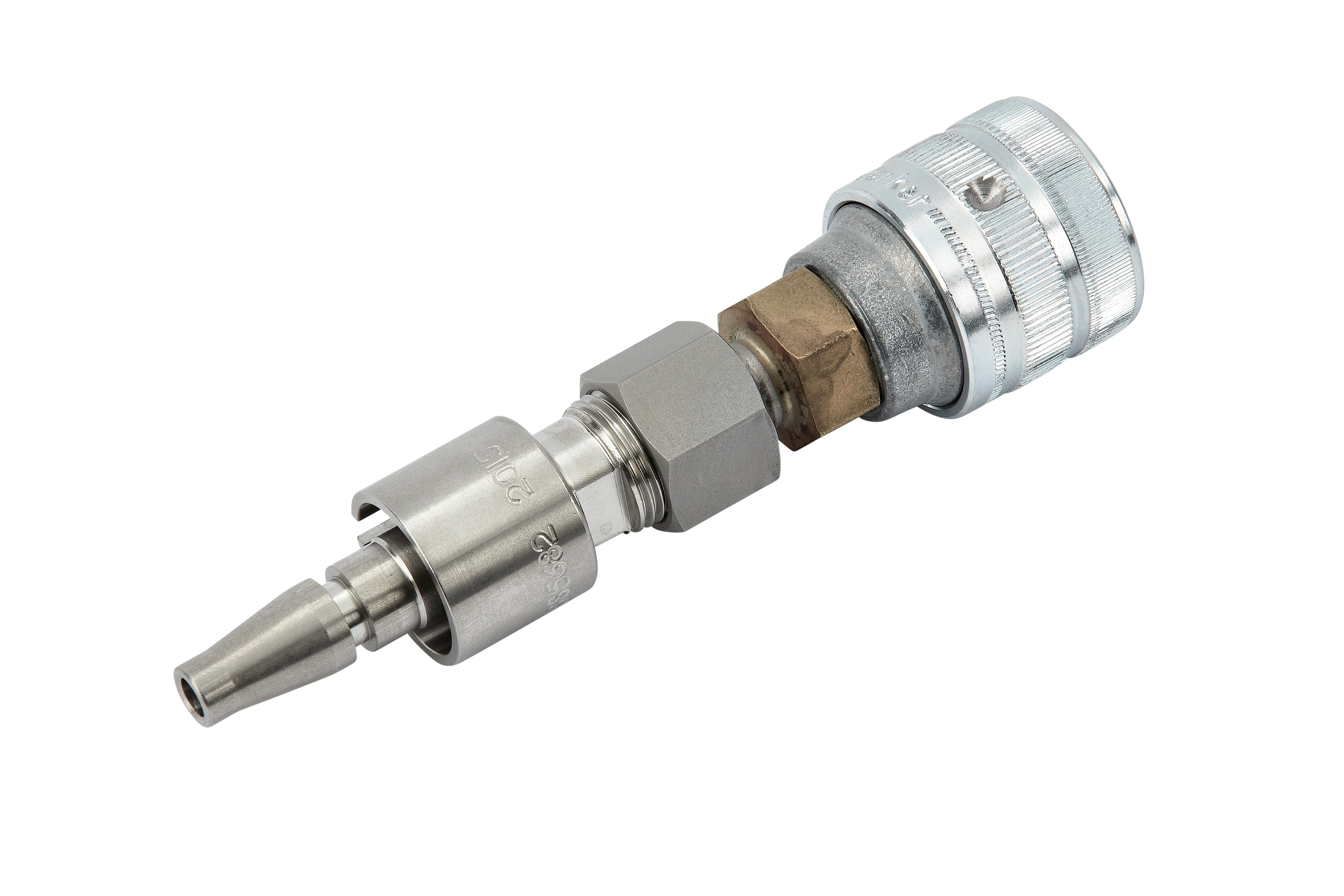 Adaptor, MA7 Männchen für Schrader-Weibchen Stecker (001758)