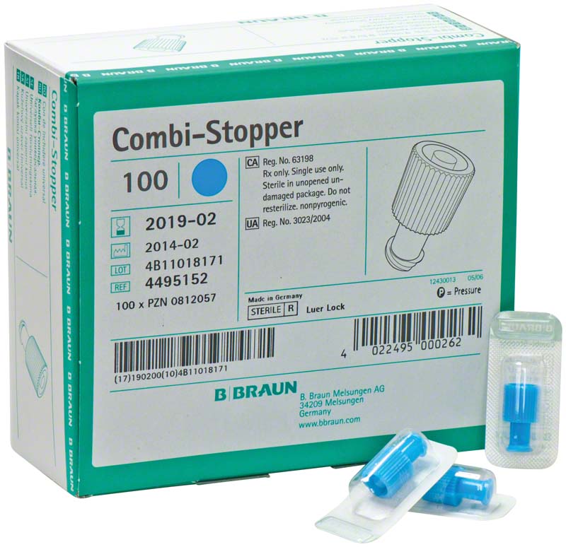 Combi Stopper Verschlusskonen, 100 Stk, rot