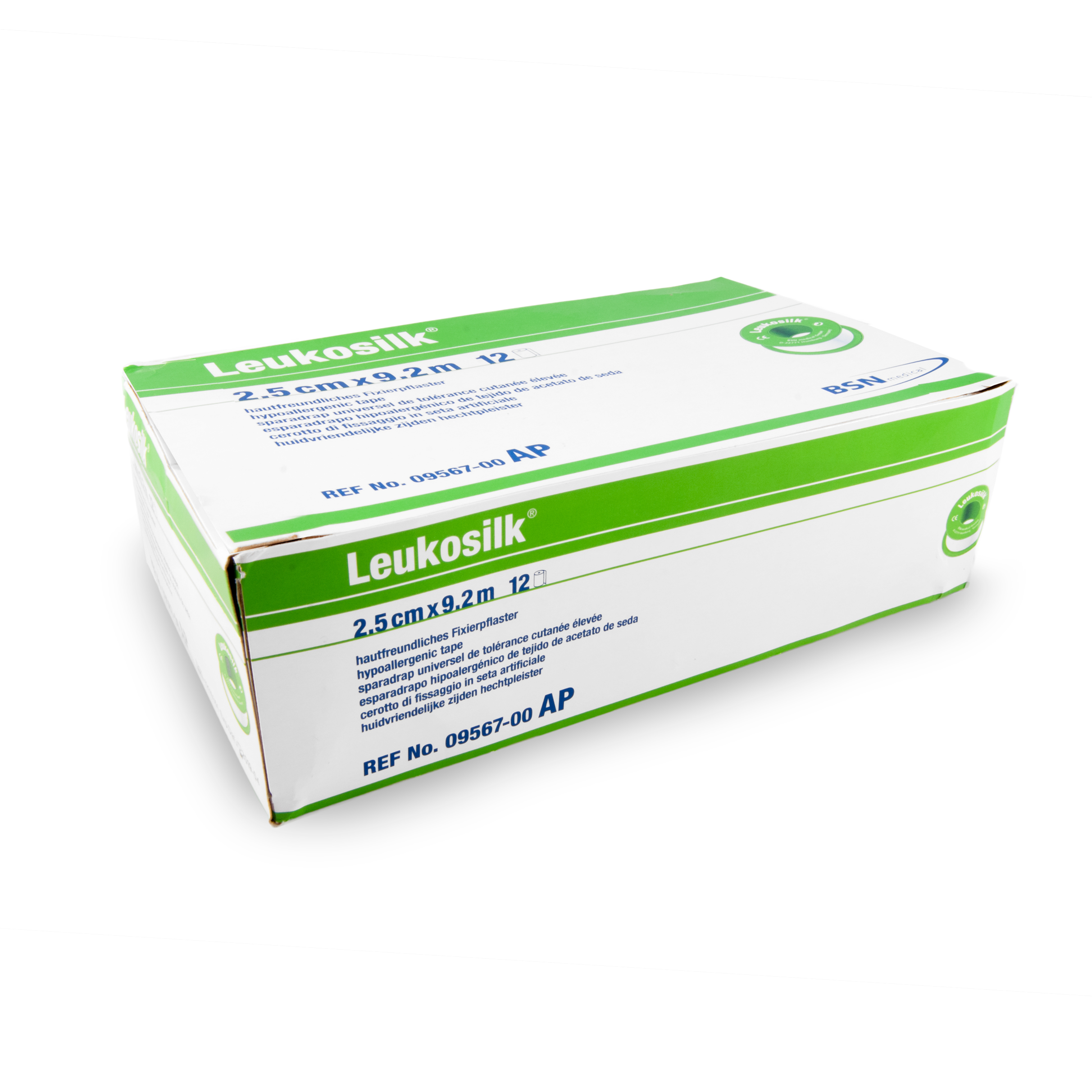 Leukosilk Tape (2,5 cm x 9,2 m) 12 Stück | BSN Medical