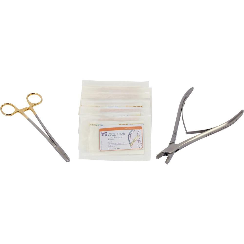 CCL Lateral Suture Set mit Crimpzange u. Nadelhalter (091151)